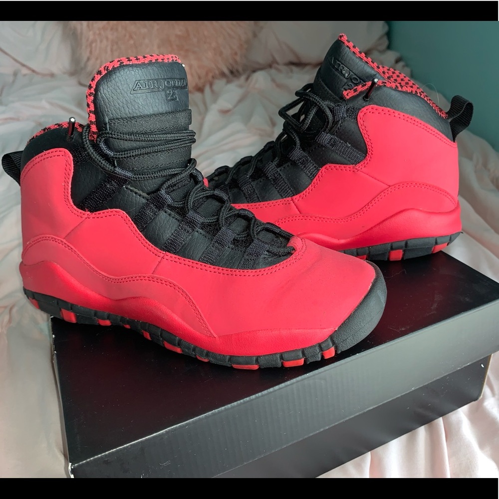 Air Jordan 10 Retro GS Fusion Red 4.5